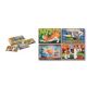 Set 4 puzzle din lemn in cutie Animale de companie, Melissa and Doug 482863
