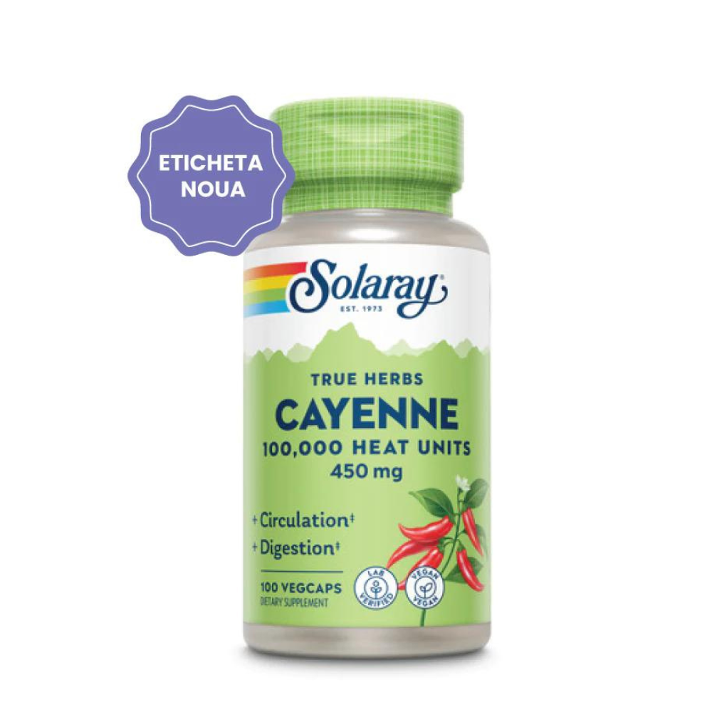Cayenne, 450 mg, 100 capsule, Solaray