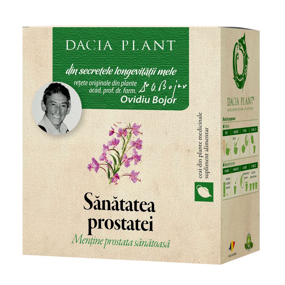 Ceai sanatatea prostatei, 50 g, Dacia Plant