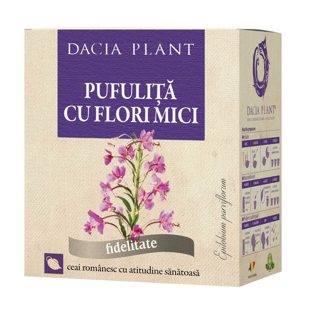 Ceai pufulita cu flori mici, 50 g, Dacia Plant