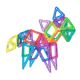 Joc magnetic de constructie 3D, 83 piese, Happy Zoo, +3 ani, MagSpace 483167