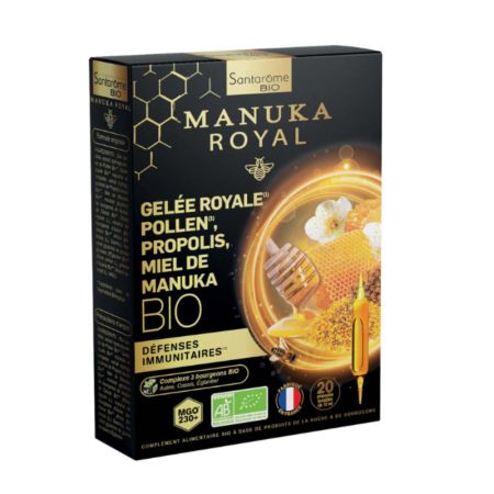 Manuka Royal  Bio, 20 fiole x 10 ml, Santarome