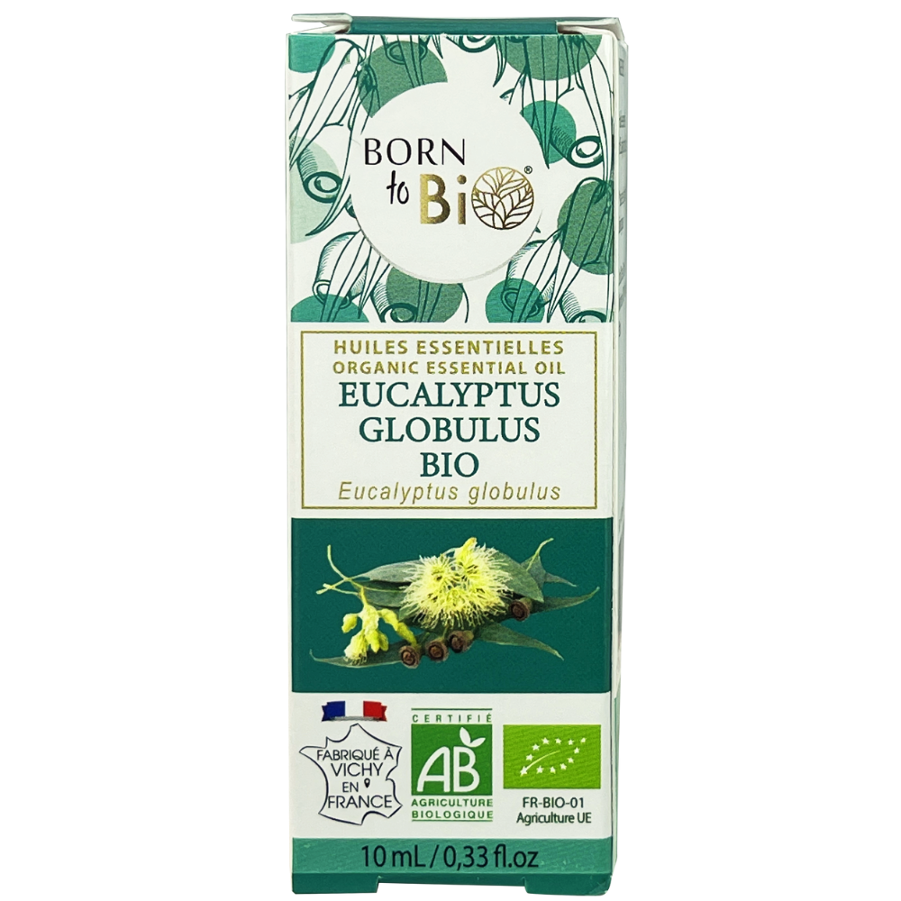 Ulei esential de eucalipt Globulus bio, 10 ml, Born to Bio