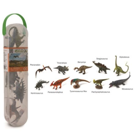 Set 10 mini figurine dinozauri