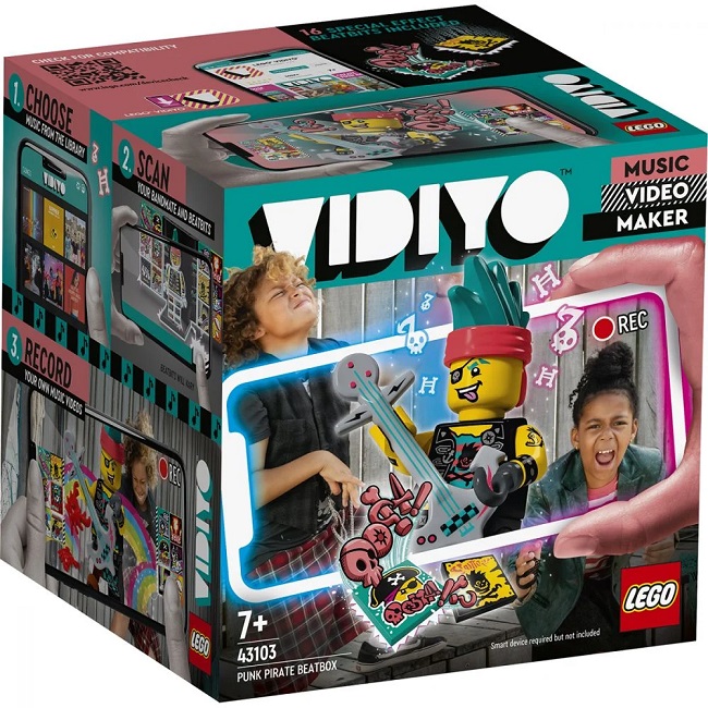 BeatBox Pirat Punk Lego Vidiyo, +7 ani, 43103, Lego