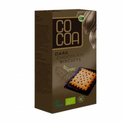 Biscuiti in ciocolata neagra raw eco, 95 g, Cocoa