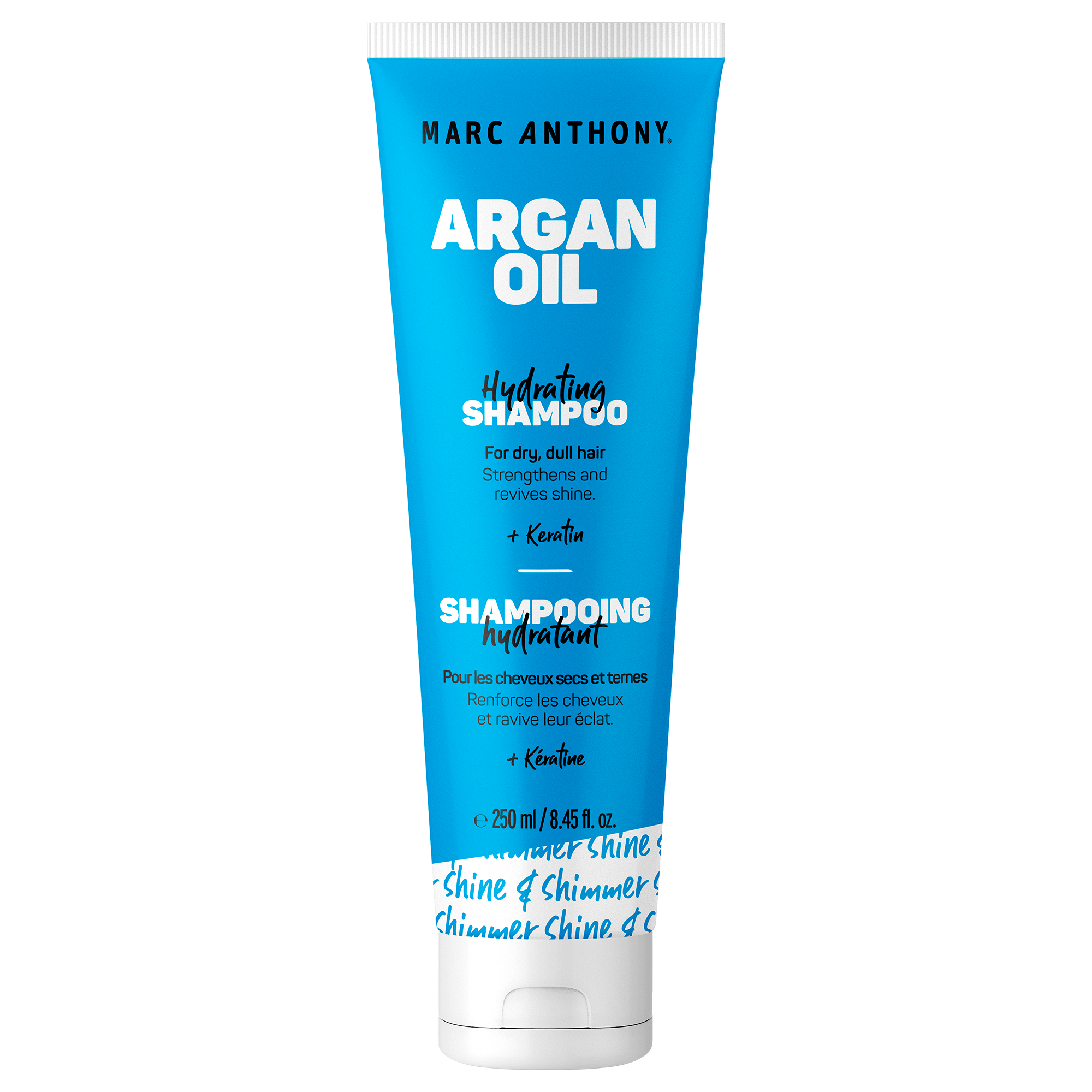 Sampon cu ulei de argan si keratina, extra hidratare, 250 ml, Marc Anthony