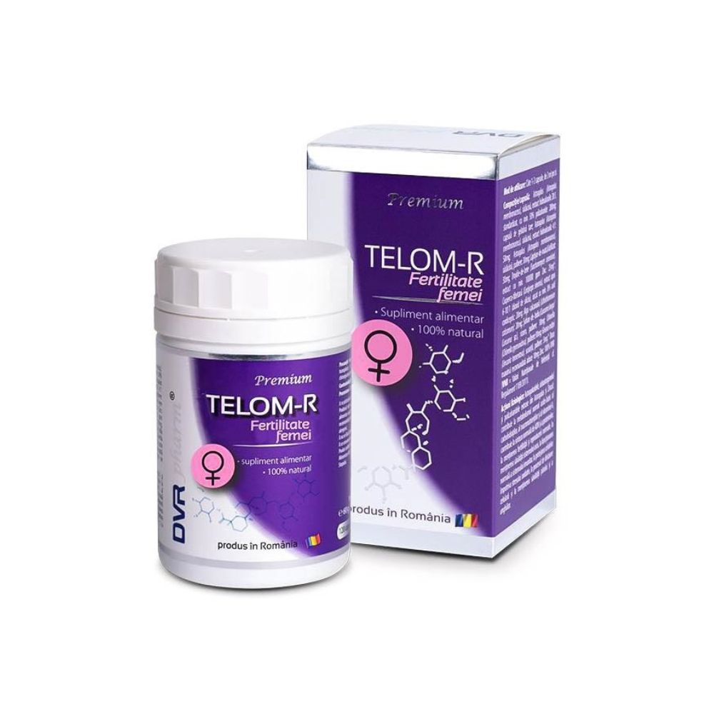 Telom-R Fertilitate Femei, 120 capsule, DVR Pharm