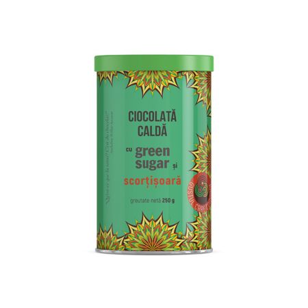 Ciocolata calda cu green sugar si scortisoara