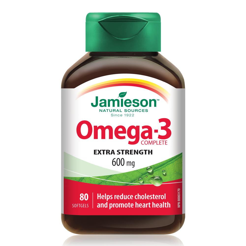 Omega-3 Complet, 80 capsule, Jamieson