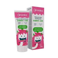 Pasta de dinti naturala pentru copii Bubble Gum, 50 ml, Nordics