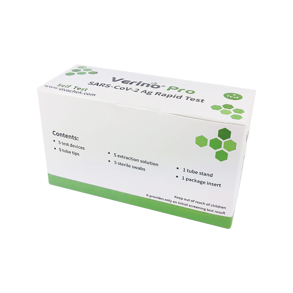 Test Rapid Antigen SARS-COV-2, 5 bucati, Verino Pro      