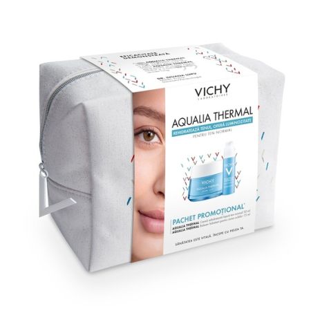 Pachet Crema pentru ten normal Aqualia Thermal, 50 ml + Balsam hidratant pentru zona ochilor Aqualia Thermal, 15 ml