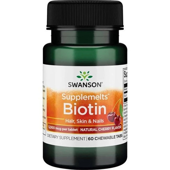 Biotina 5000 mg, 60 tablete, Swanson