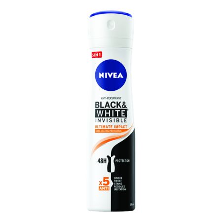 Deodorant spray Black&Invisible Ultimate Impact