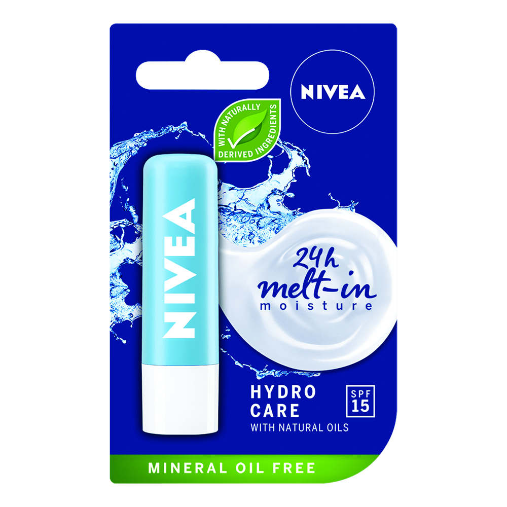 Balsam de buze Hydro Care SPF 15, 4.8 g, Nivea