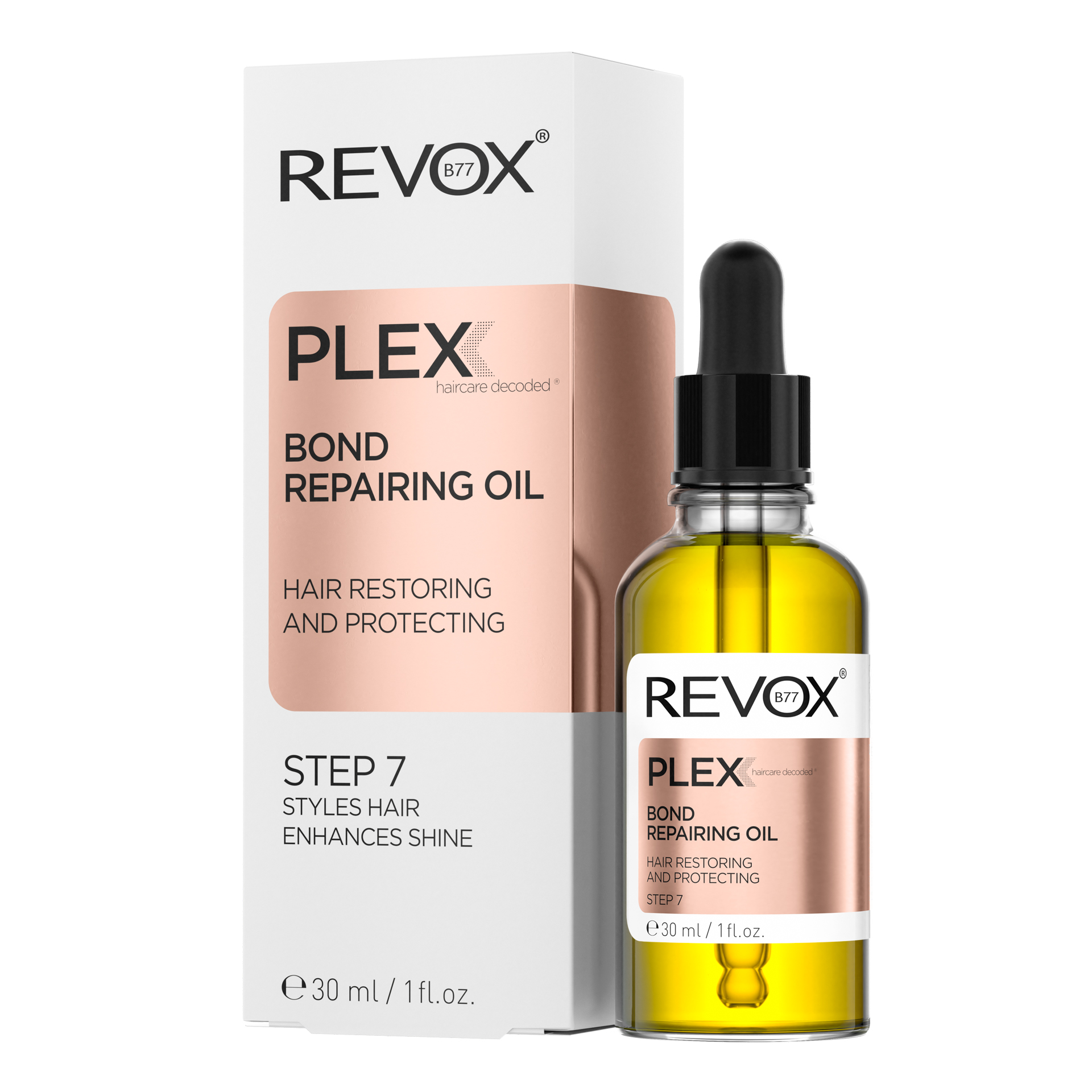 Ulei pentru repararea parului Step 7, 30 ml, Revox Plex