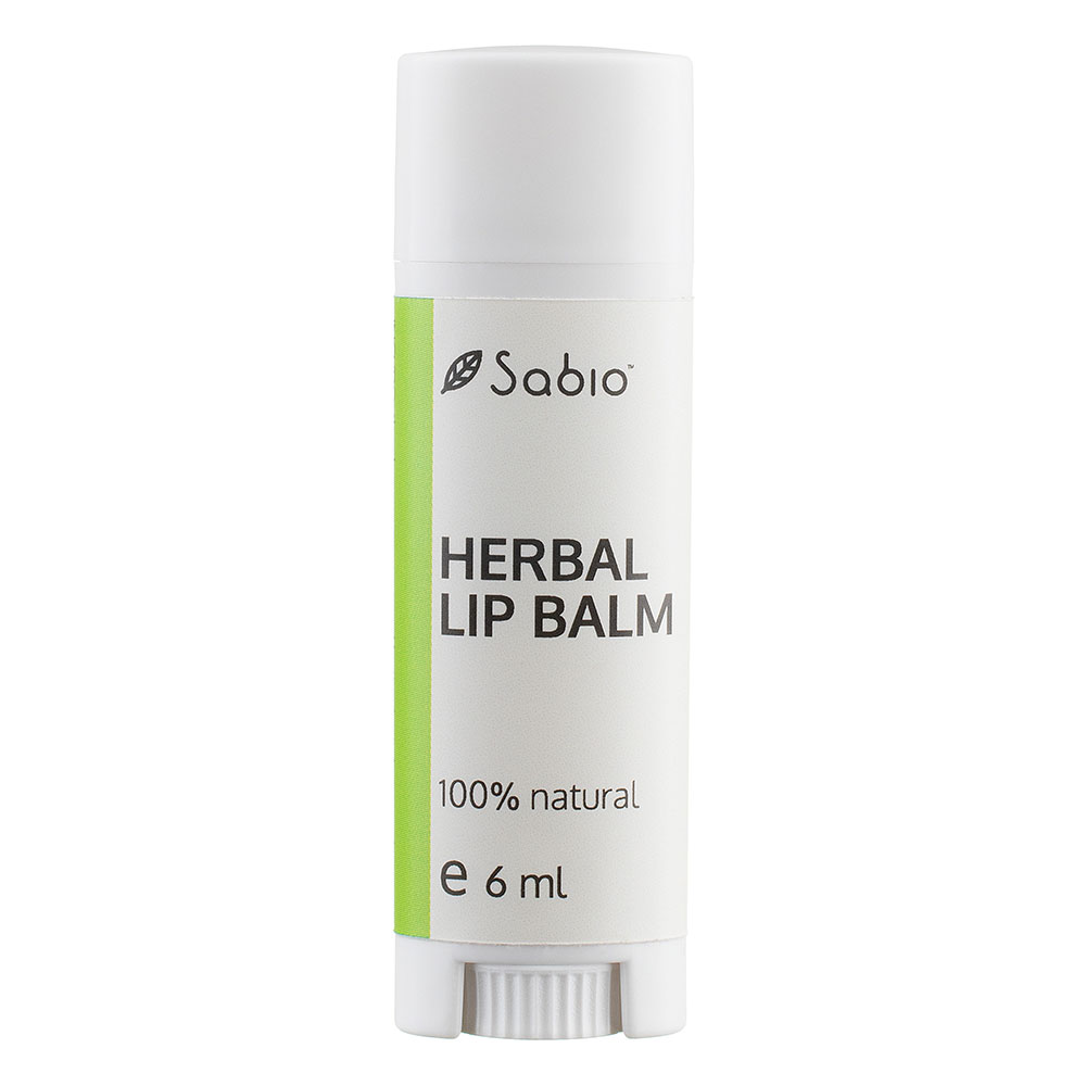Balsam pentru buze herbal, 6 ml, Sabio