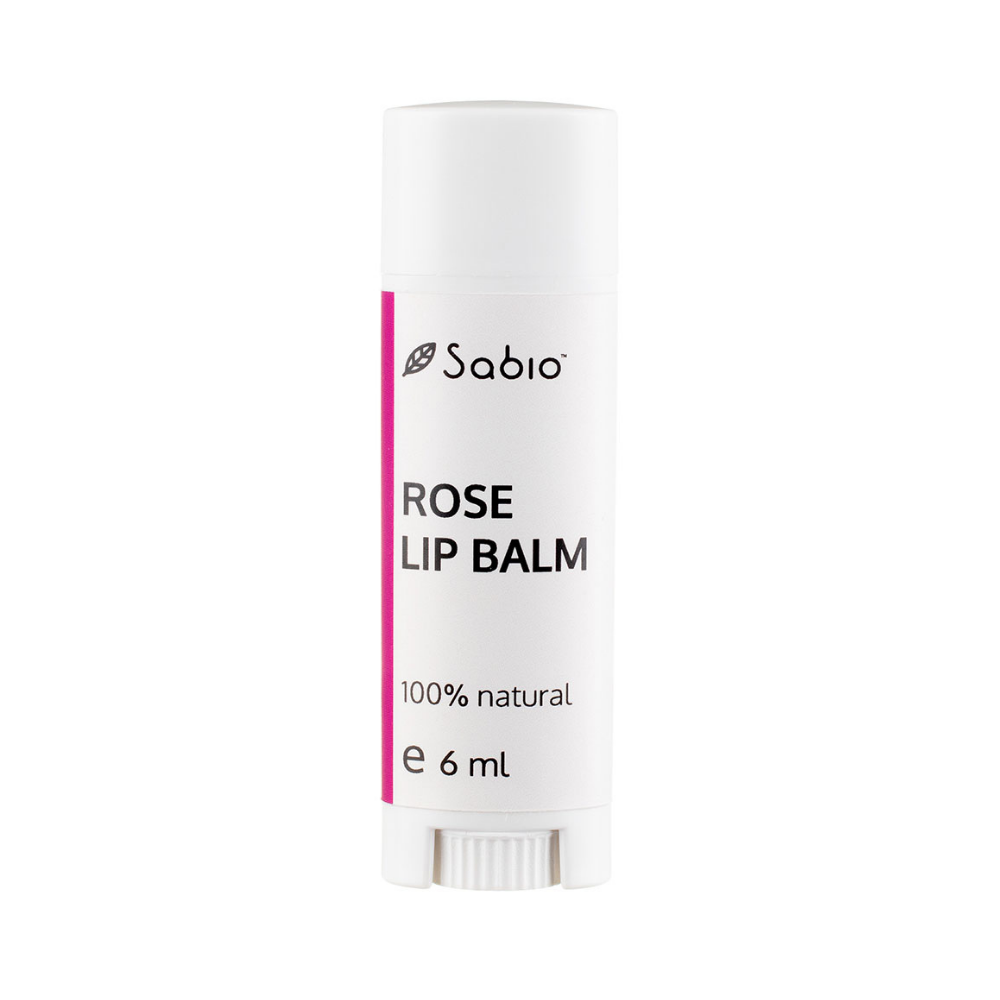 Balsam de buze Rose, 6 ml, Sabio