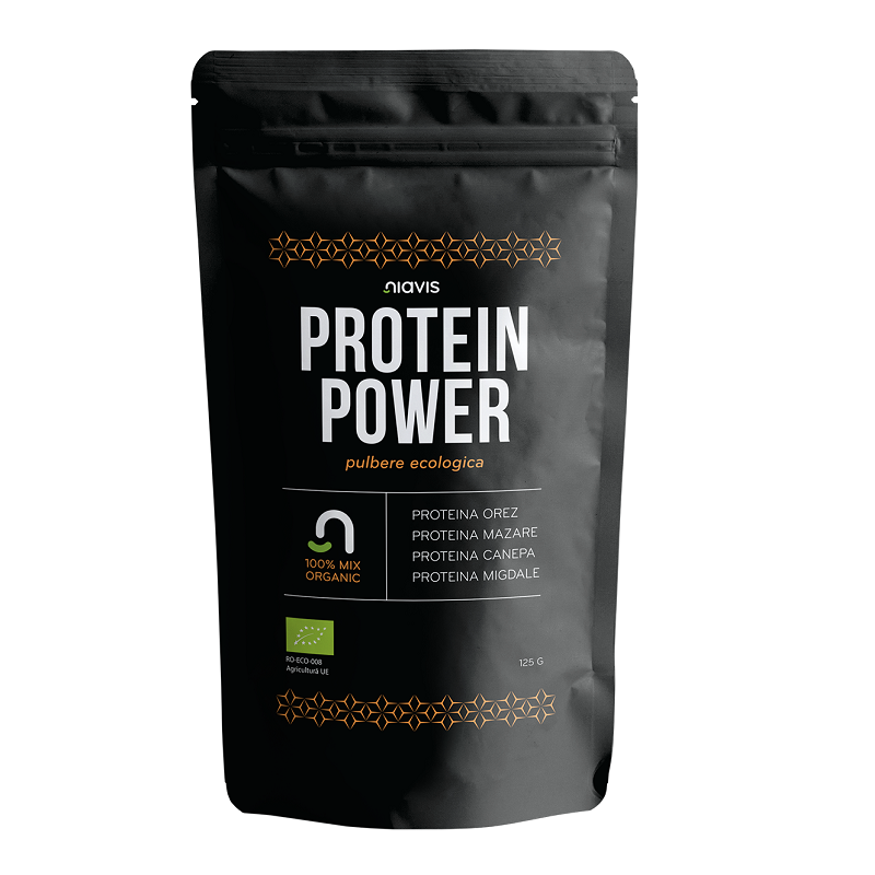 Pulbere ecologica Protein Power, 125 g, Niavis Bio