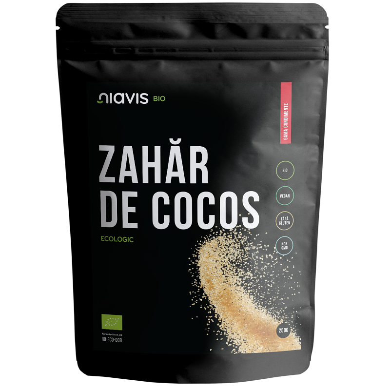 Zahar de cocos ecologic, 250 g, Niavis Bio