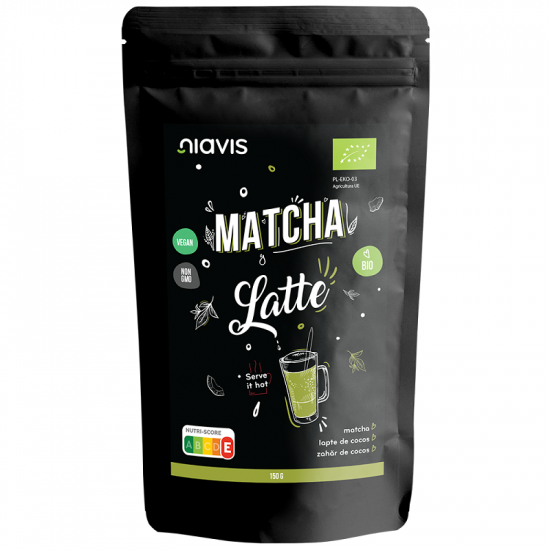 Pulbere ecologica Matcha Latte, 150 g, Niavis Bio