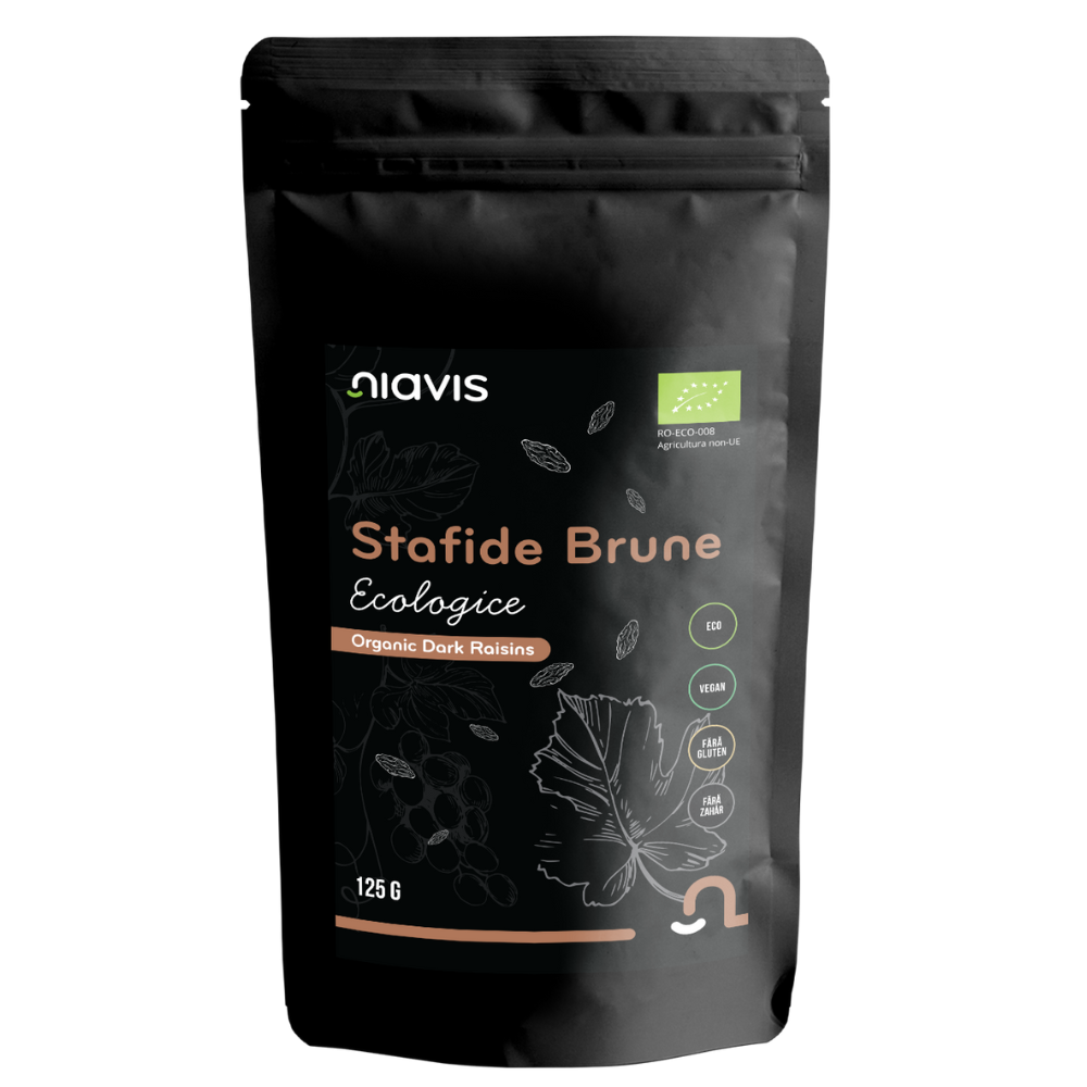 Stafide brune Bio, 125 g, Niavis Bio
