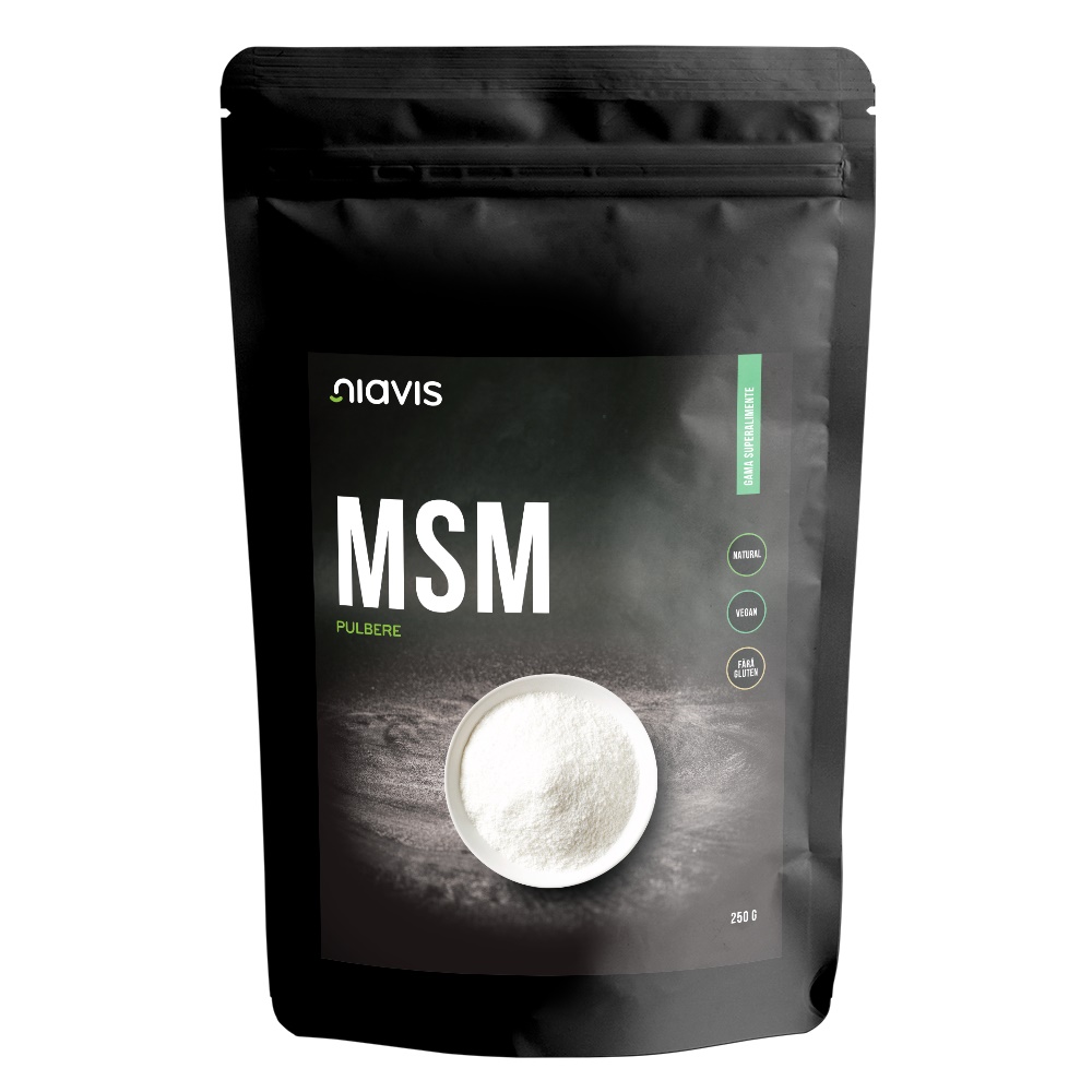 MSM pulbere ecologica, 250 g, Niavis Bio