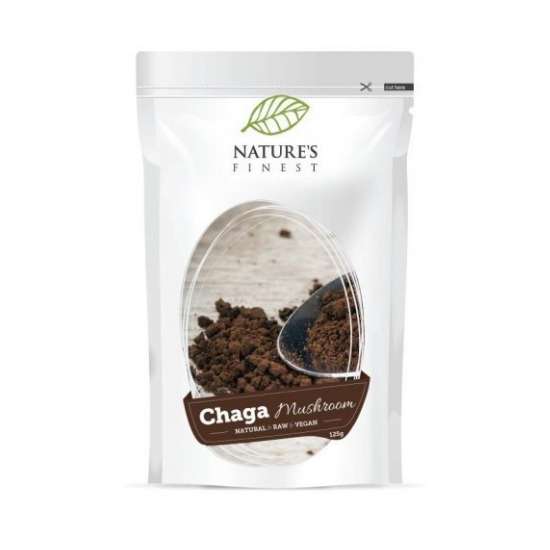 Pudra de ciuperci Chaga, 125 gr, Nature`s Finest