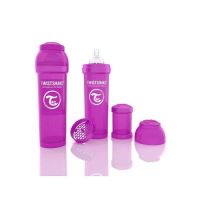 Biberon anti-colici, 330 ml, Violet, Twistshake
