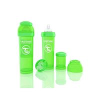 Biberon anti-colici, 330 ml, Verde, Twistshake