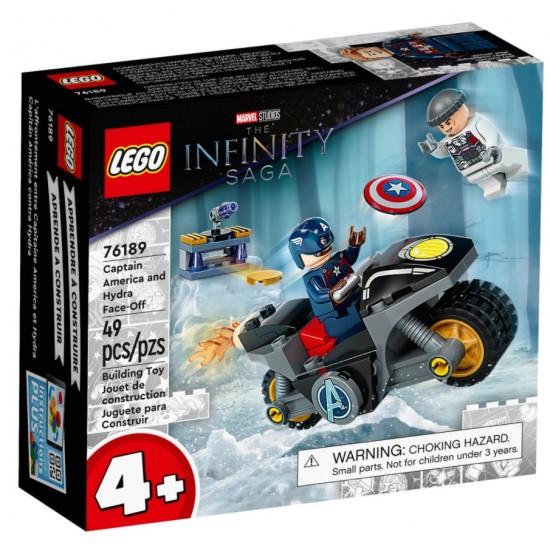 Infruntarea dintre Captain America si Hydra Lego Marvel, +4 ani, 76189, Lego