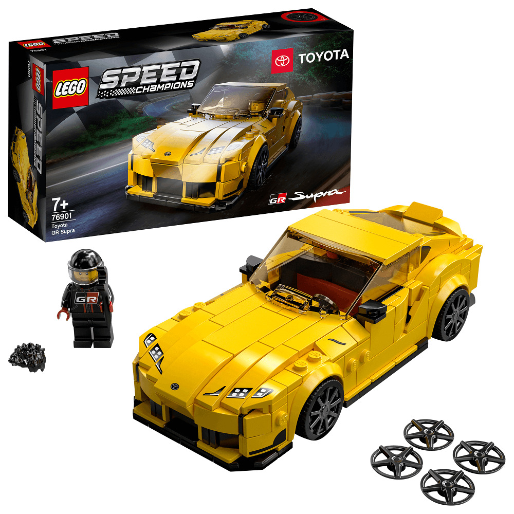Toyota GR Supra Lego Speed Champions, +7 ani, 76901, Lego