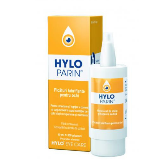 Picaturi lubrifiante pentru ochi Hylo Parin, 10 ml, Hylo