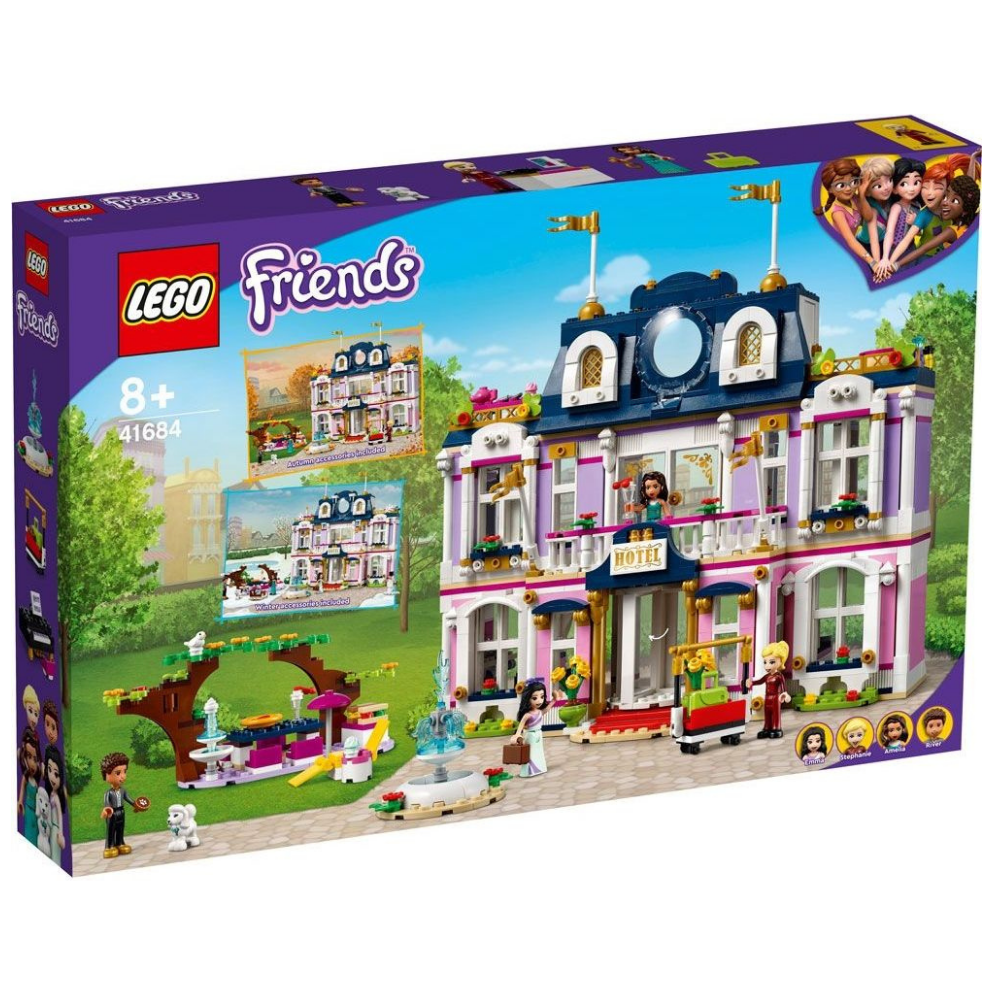 Grand Hotel in Orasul Heartlake Lego Friends, +8 ani, 41684, Lego