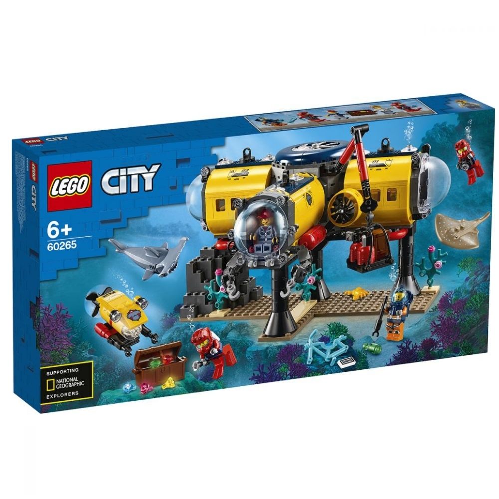 Baza de expolrare a Oceanului Lego City, +6 ani, 60265, Lego