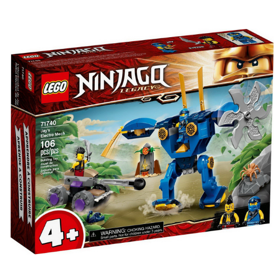 Robotul Electro a lui Jay Lego Ninjago, +4 ani, 71740, Lego