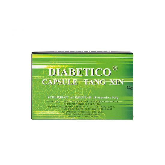 Diabetico - Capsule Tang Xin, 18 capsule, China
