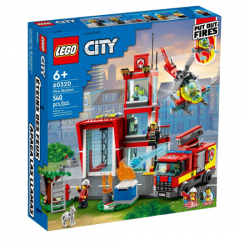 Statie de pompieri Lego City, +6 ani, 60320, Lego