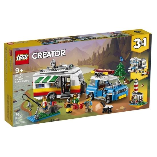 Vacanta in familie cu rulota Lego Creator 31108, +9 ani, Lego