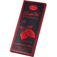 Ciocolata neagra 99% Amore Bio, 80 g, Liebhart`s