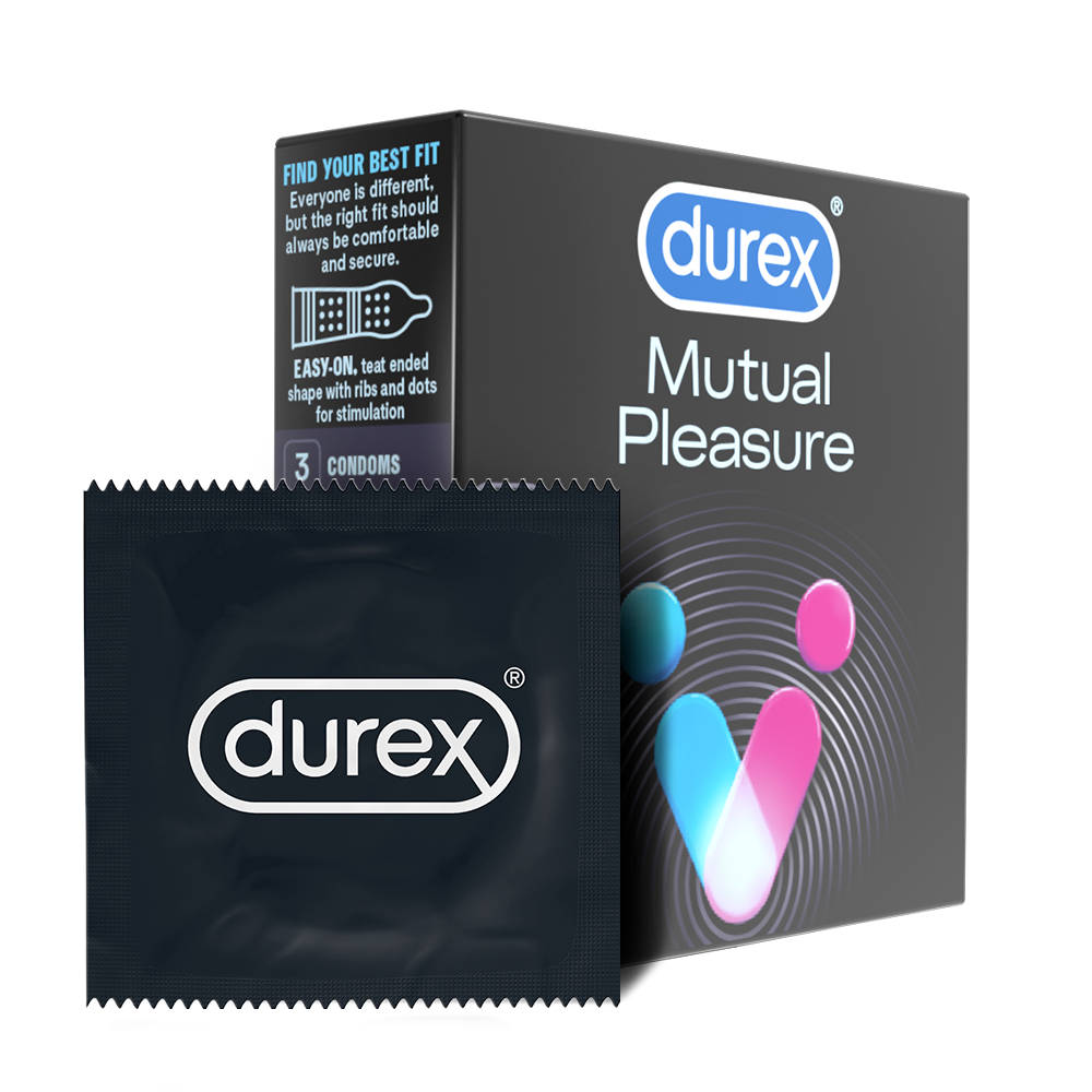 Prezervative Mutual Pleasure, 3 bucati, Durex