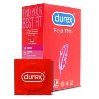 Prezervative Feel Thin, 18 bucati, Durex