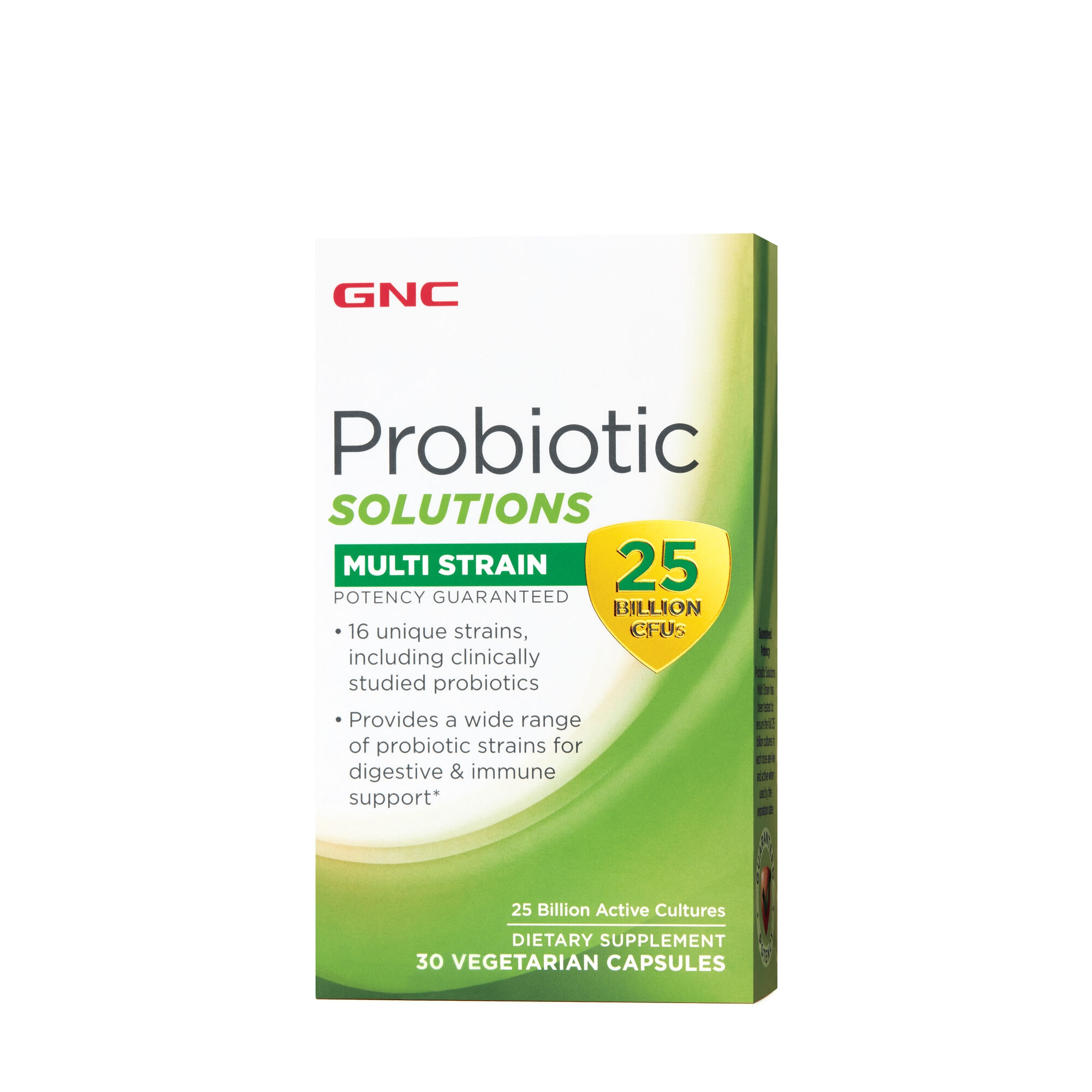 Probiotic cu Tulpini Multiple 25 Miliarde CFU, 30 capsule, GNC