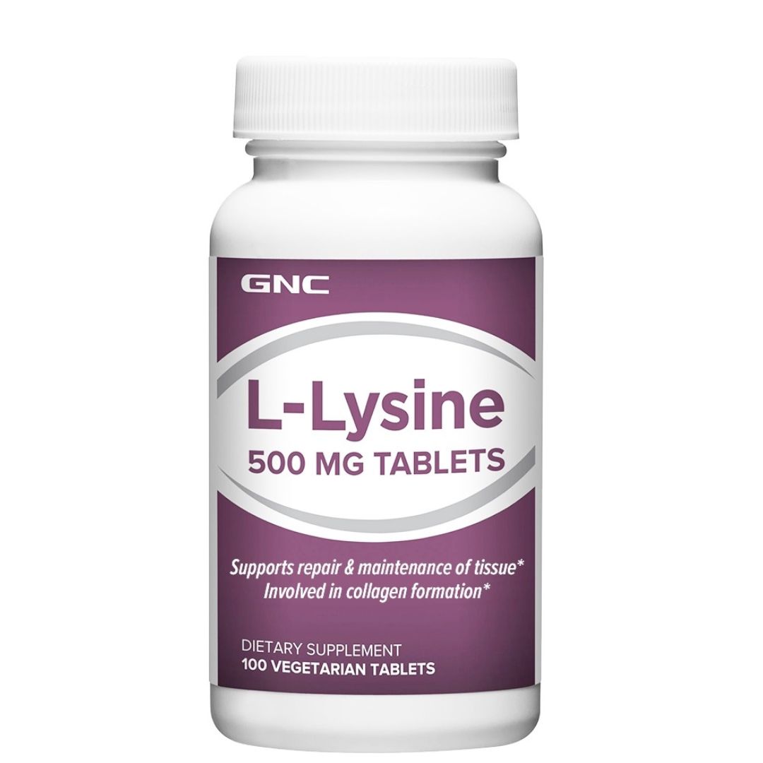 L-Lysine 500 mg, 100 tablete, GNC