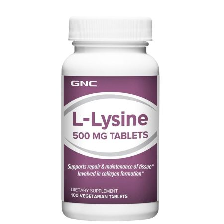 L-Lysine 500 mg, 100 tablete
