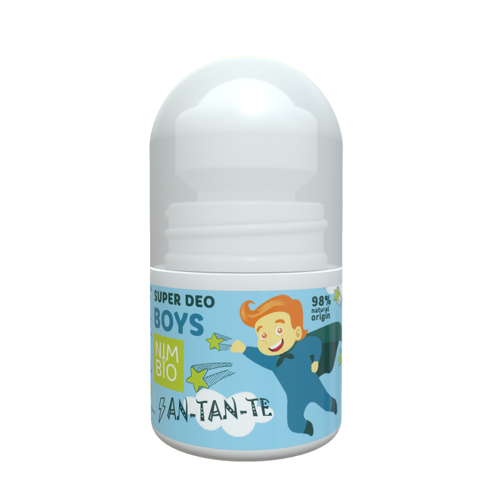 Deodorant natural pentru copii An-Tan-Te Boys +6 ani, 30 ml, Nimbio