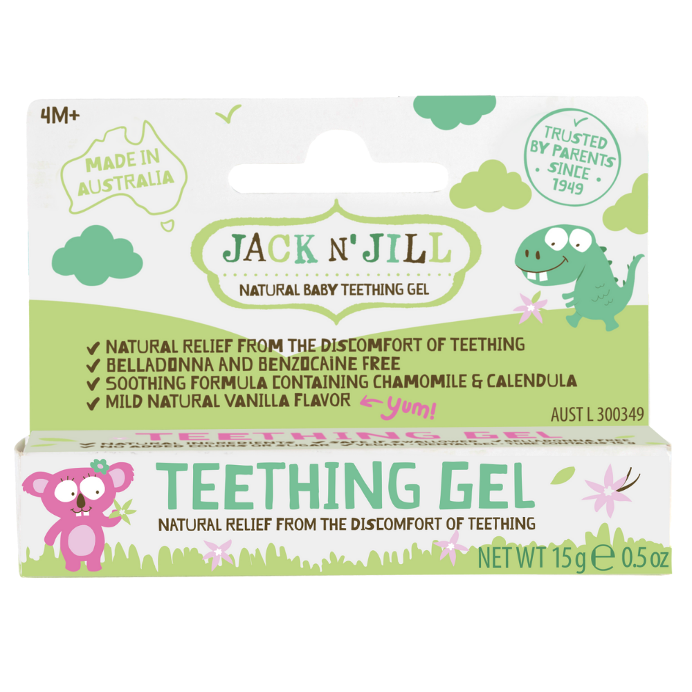 Gel calmant natural pentru eruptii dentare bebelusi, 15 g, Jack N Jill