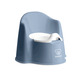 Olita cu protectie pentru spate Potty Chair Deep, Blue-White, Babybjorn 489416