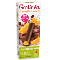 Mini Pack batoane cu ciocolata si portocala, 62 gr, Gerlinea